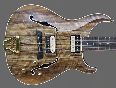 Standard HB, Curly Black Limba top