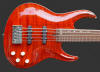 5-string, bolt-on Bass, Burnt Orange - body view1