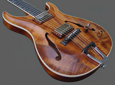 Standard hollow-body, All Koa